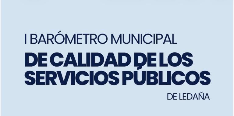 El Ayuntamiento de Ledaña presenta los resultados del I Barómetro Municipal de Calidad de los Servicios Públicos